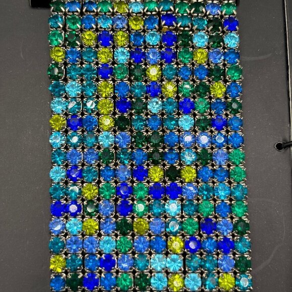 NWT Steve Madden Silvertone Earrings Pavé Star Bracelet Jewelry Gift Set - Picture 6 of 8